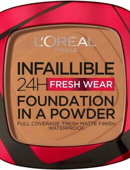 L'ORÉAL PARIS Puder Infaillible 24H Fresh Wear, mit langanhaltender Formel