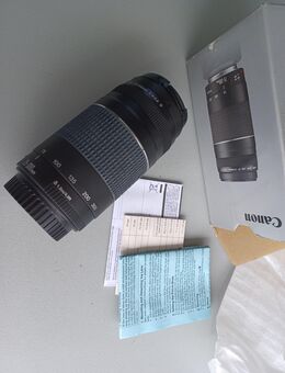 Teleobjektiv Canon EF 75-300 mm/4-5,6 III für Canon Kamera mit Schachtel - Ravensburg
