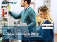 Development Engineer for Simulation - Ochsenhausen