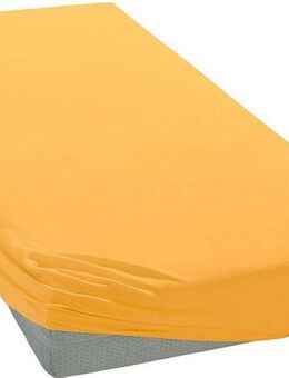 Janine Spannbettlaken MAKO-FEINJERSEY 5007, Mako-Jersey, Gummizug: rundum, (1 Stück), aus 100% Baumwolle, für Matratzen bis 26 cm Höhe