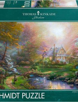 Schmidt Spiele Puzzle A Mother's Perfect Day von Thomas Kinkade, 1000 Puzzleteile, Made in Germany
