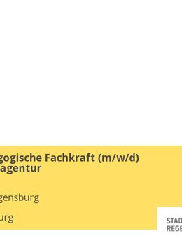 Sozialpädagogische Fachkraft (m/w/d) Kompetenzagentur - Regensburg