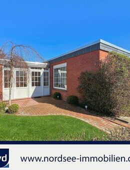 Bungalow mit Wärmepumpe in herrlicher Lage direkt Deich - Dornum