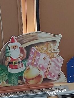 Weihnachts-Papp-Schilder, 4 große Ausführungen komplett - Simbach (Inn) Zentrum