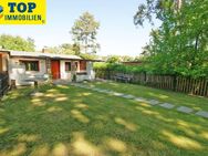 Provisionsfrei. Direkt am Wasser. Mit eigenem Steg. Ferienbungalow + Extra-Häuschen auf Sonnengrundstück (Eigentum). (4653) - Eberswalde