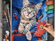 Schipper Malen nach Zahlen Meisterklasse Klassiker - Katze im Rucksack, Made in Germany