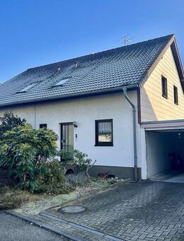 Gepflegte, langjährig vermietete Doppelhaushälfte mit Garage in ruhiger Lage von Ötigheim! - Ötigheim
