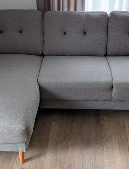 Sofa grau ohne Schlaffunktion und Bettkasten - Ankum