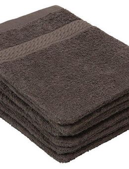 my home Waschhandschuh Juna, 6 Waschhandschuhe 16x21, 100% Baumwolle, Set und als Serie, (6-St), Handtuch-Set, mit Bordüre, Handtücher in Uni-Farben, weich
