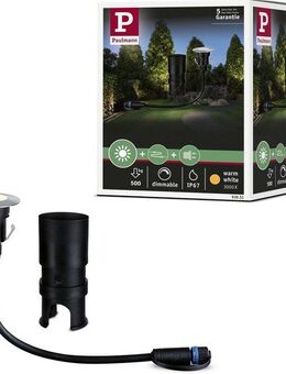 Paulmann LED Einbauleuchte Plug & Shine, Plug & Shine, LED fest integriert, Warmweiß, LED-Modul, IP65 3000K 24V