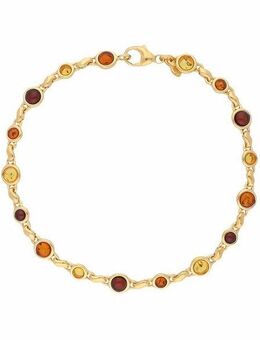 Firetti Armband Schmuck Geschenk Silber 925 Armschmuck Armkette Fantasie Bernstein, mit Bernstein