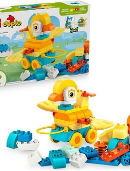 LEGO® Tiere auf Rädern 3-in-1-Set (10448), LEGO DUPLO Town Konstruktionsspielsteine, (58 St), Made in Europe
