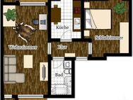 Großzügige 2-Zimmer-Wohnung mit EBK, Design-Belag und 2 Balkone im Dachgeschoss! (Kbg 6/WE 18) - Biederitz