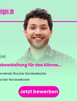 Sachbearbeitung für das Klimaschutzmanagement und kommunaler Wärmeplanung (m/w/d)