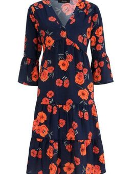 Aniston CASUAL Tunikakleid mit Klatschmohn-Blumen bedruckt