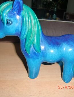 Deko Blaues Pony mit grüner Mähne Sammelstück Italy - Köln