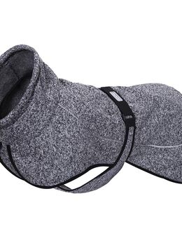 Rukka® Comfy Strickjacke, grau / schwarz - ca. 35 cm Rückenlänge (Größe 35)