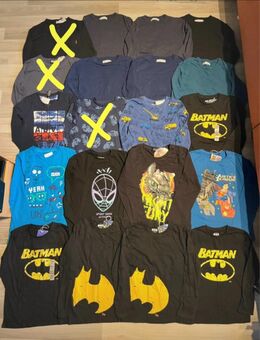 Langarmshirts Marken u.a. 8xZara Spiderman Batman Superman Dragons Drachenzähmen Zwillinge Gr. 140 - Rostock