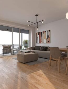 Erstbezug! 2-Zimmer Neubauwohnung mit Balkon und EBK zur Miete in Fürth! - Fürth
