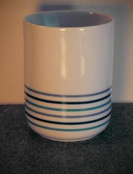Zone Denmark Becher Zahnputzbecher Porzellan Streifen 5,- - Flensburg