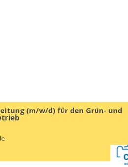 Fachdienstleitung (d/m/w) für den Grün- und Friedhofsbetrieb - Celle
