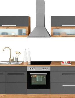 KOCHSTATION Küchenzeile KS-Wien, Breite 260 cm, wahlweise mit E-Geräten