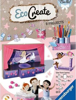 Ravensburger Kreativset Live like a Ballerina, Made in Europe