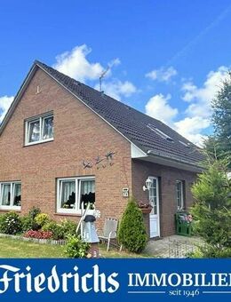 Ein-/Zweifamilienhaus mit großzü. Garten, Garage sowie abtrennbarem Bauplatz in Edewecht-Osterscheps - Edewecht