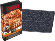 Tefal Herzwaffelplatten XA8006, Metall, passend für Tefal SW852D Snack Collection