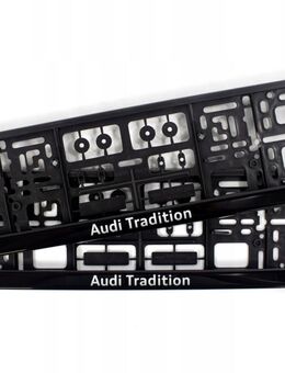 Audi Tradition Kennzeichenhalter – Klassisch und Stilvoll - Wuppertal