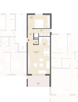 Neubau: 2-Zimmer Obergeschoss mit Balkon im Kanderpark, Binzen Nr.6 - VERKAUFT - Binzen