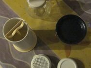 Tupper: Kleiner Kaffeefreund, neu + Puderzuckermühle, neu ? + Buch: Zeit für Schokolade ! - München