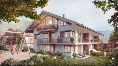 Exklusive Landhaus-Gartenwohnung mit Hobbyraum in Schliersee-Neuhaus mit Bergpanoramablick