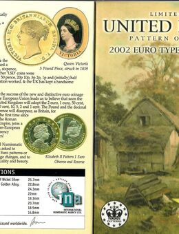 Test Euro England, nur 20000 Auflage, 2002, mit Queen Elisabeth - Mönchengladbach