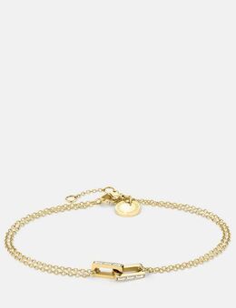 Liebeskind Berlin Armband Schmuck Geschenk Edelstahl Armkette The Festive Mini Link Sparkle, mit Zirkonia (synth)