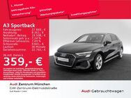 Audi A3, Sportback 40 TFSI e S line, Jahr 2021 - München