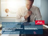 Sachbearbeitung Personal - Zeiterfassung & Entgelt (m/w/d) - Limburg (Lahn)