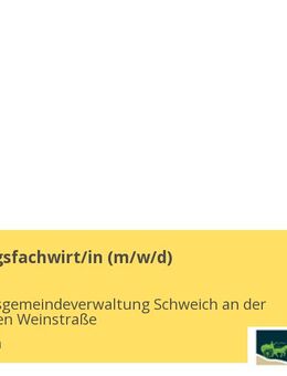 Verwaltungsfachwirt/in (m/w/d) - Schweich