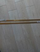 2 x alfer Winkel-Abschluss-Profil 100 cm Alu eloxiert messingfarben Klebeband zus. 3,- in 24944