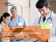 Schlucktherapeut (m/w/d) im Fachbereich Neurologie Vollzeit / Teilzeit - Bad Kissingen
