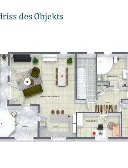 Lichtdurchflutete 4-Zimmerwohnung mit großem Südbalkon - Schwabach