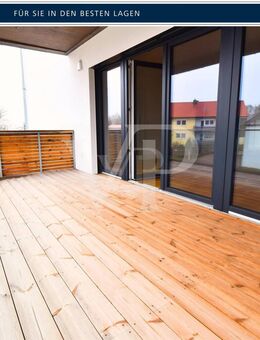 Moderne 4 -Zimmer-Attikawohnung mit großem Balkon in nachhaltiger, energieeffizienter Bauweise - Uffenheim