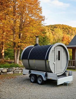 Saunafass mieten Fasssauna mobile Sauna letzten Termine !! - Rietberg