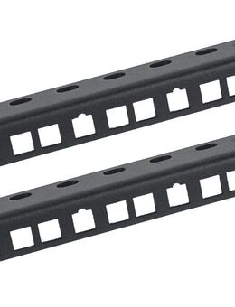 HMF 2x Rackschiene für Serverschrank 10 Zoll 6 HE schwarz - Birkenfeld (Baden-Württemberg)