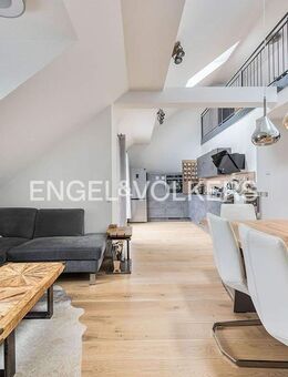 Design trifft Komfort – stilvolle Maisonette auf zwei Ebenen - Fürth