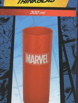 Marvel - Trink Glas (rot) Füllmenge  300ml - Spraitbach