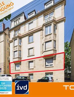 Altbaucharme im Hochparterre - helle Dreizimmerwohnung in top Lage des Stuttgarter Westen! - Stuttgart