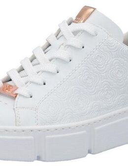 Rieker Plateausneaker mit metallicfarbenen Akzenten, Freizeitschuh, Halbschuh, Schnürschuh