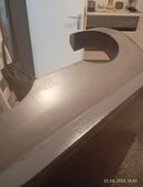 Handbemalter Couchtisch im Vintage-Stil – Massivholz aus Indien in 44227