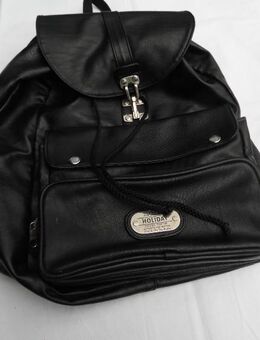 Rucksack Kunstleder schwarz - Kolkwitz